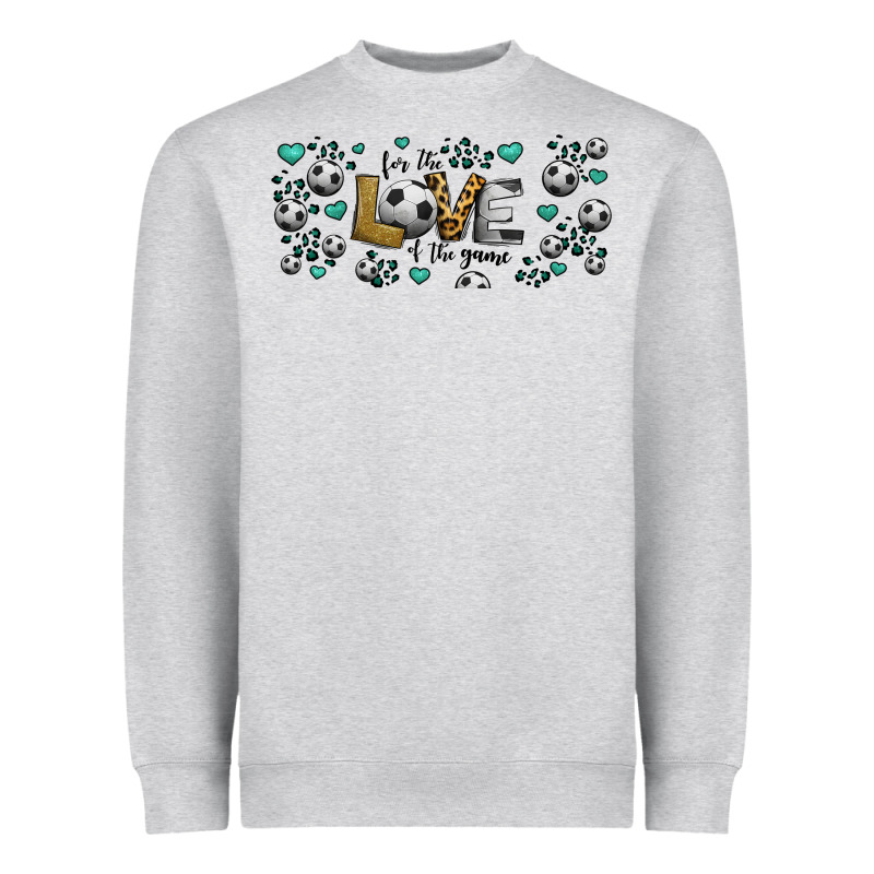 For The Love Of The Game Soccer Heavyweight Sweatshirt by Jasminsmagicworld | Teevron