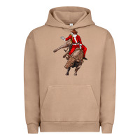 Pigment Burro santa riding a bull Urban Hoodie - CowGirlArtShop