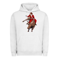 Pigment Lunar Rock santa riding a bull Urban Hoodie - CowGirlArtShop