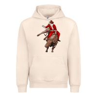 Sandshell santa riding a bull Urban Hoodie - CowGirlArtShop