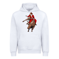 White santa riding a bull Urban Hoodie - CowGirlArtShop