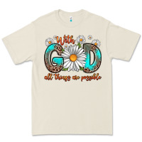 With God All Things Are Possible Daisy Premium Tee | Teevron