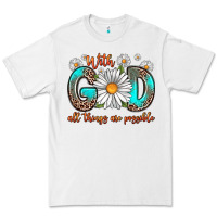 White with god all things are possible daisy Premium Tee - Zillion Design Studio