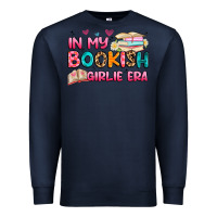 Navy in my bookish girlie era Premium Sweatshirt - Artiststas