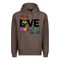 Coffee All For Love And Love For All Premium Hoodie - Bettercallsaul