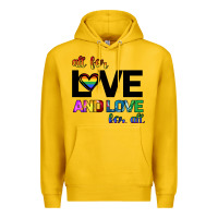 All For Love And Love For All Premium Hoodie | Teevron