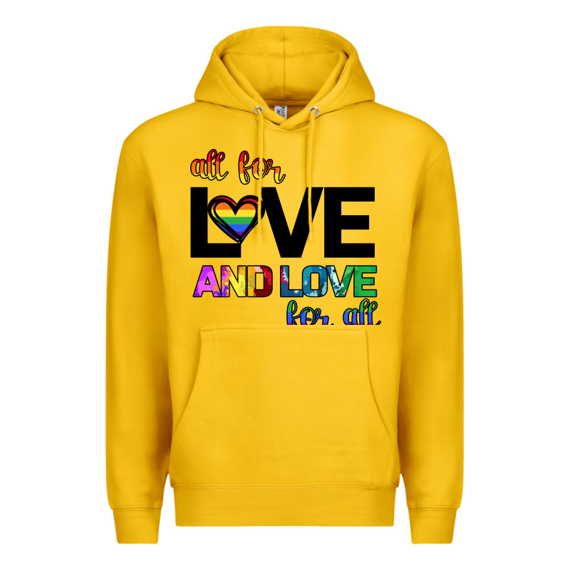 All For Love And Love For All Premium Hoodie by Bettercallsaul | Teevron