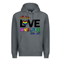 Rock All For Love And Love For All Premium Hoodie - Bettercallsaul