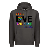 Smoke All For Love And Love For All Premium Hoodie - Bettercallsaul