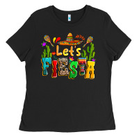 Black Let's fiesta Ladies Tee - RanaPortraitStore