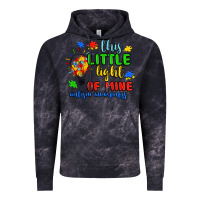 Cloud Black this little light of mine autism awareness Vintage Hoodie - JahusDesignShop