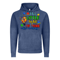 Vintage Denim this little light of mine autism awareness Vintage Hoodie - JahusDesignShop