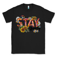 Black Stay Groovy Classic Tee - CowhideDigitalArt