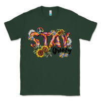 Sports Green Stay Groovy Classic Tee - CowhideDigitalArt