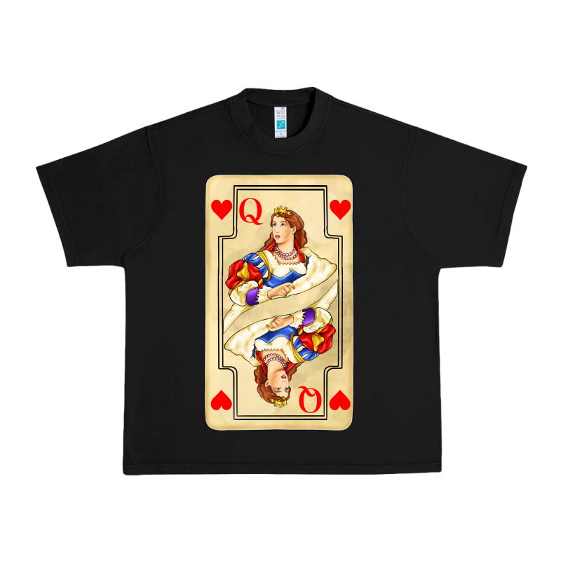 Love Playing Cards Queen Urban Heavy Tee by AdoDesignShop | Teevron