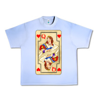 Grape Ice love playing cards queen Urban Heavy Tee - AdoDesignShop