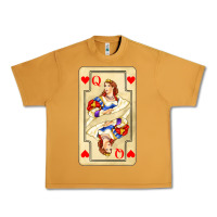 Peanut Butter love playing cards queen Urban Heavy Tee - AdoDesignShop