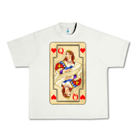 Pistachio love playing cards queen Urban Heavy Tee - AdoDesignShop