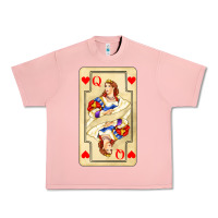 Salmon love playing cards queen Urban Heavy Tee - AdoDesignShop