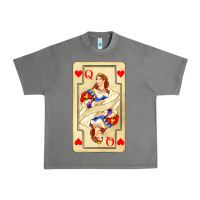 Tornado love playing cards queen Urban Heavy Tee - AdoDesignShop