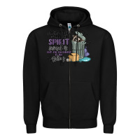 Black spirit animal raccoon Zipper Hoodie - MaliasSmallBusiness