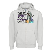 Dove Grey spirit animal raccoon Zipper Hoodie - MaliasSmallBusiness