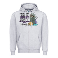 Heather Grey spirit animal raccoon Zipper Hoodie - MaliasSmallBusiness