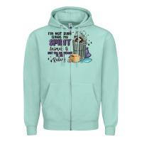 Seafoam spirit animal raccoon Zipper Hoodie - MaliasSmallBusiness