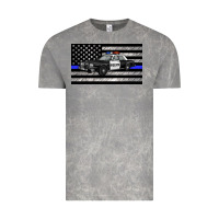 Cloud Rock thin blue line police car sippy cup Vintage Tee - Artiststas