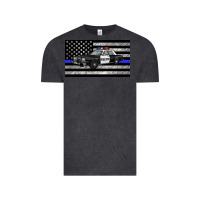 Vintage Black thin blue line police car sippy cup Vintage Tee - Artiststas