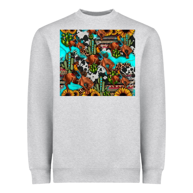Rodeo Cowboy Tumbler Heavyweight Sweatshirt by JahusDesignShop | Teevron