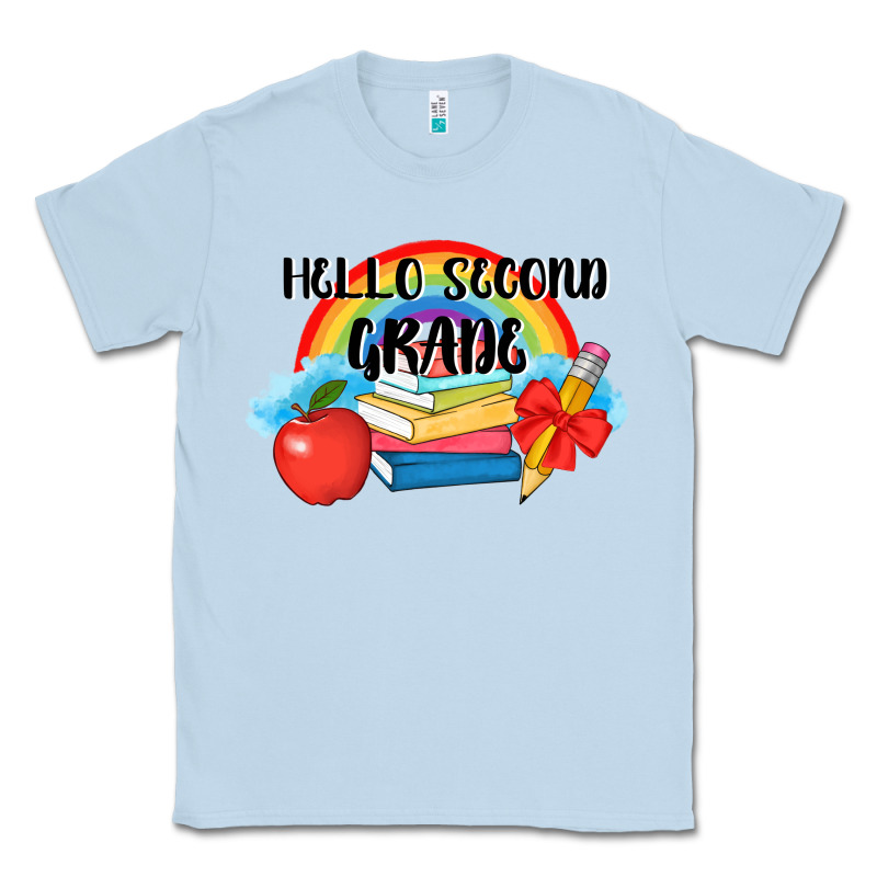 Back To School Hello Second Grade 3200x2400 Classic Tee by AdoDesignShop | Teevron