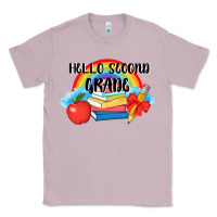 Lilac back to school hello second grade 3200x2400 Classic Tee - AdoDesignShop