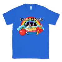 True Royal back to school hello second grade 3200x2400 Classic Tee - AdoDesignShop