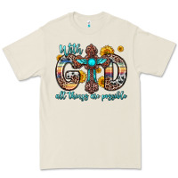 Bone with god all things are possible cross Premium Tee - Zillion Design Studio