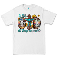 White with god all things are possible cross Premium Tee - Zillion Design Studio