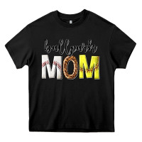 Black ballpark mom Heavy Core Tee - texasbilliewilder