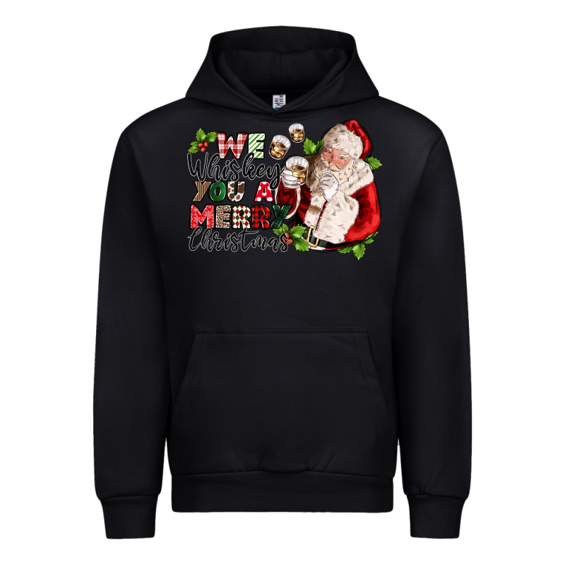 We Whiskey You A Merry Christmas Urban Hoodie by CowGirlArtShop | Teevron