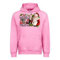 Fuchsia Pink we whiskey you a merry christmas Urban Hoodie - CowGirlArtShop