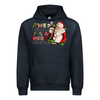 Navy we whiskey you a merry christmas Urban Hoodie - CowGirlArtShop