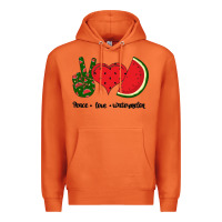 Carrot Peace Love Watermelon Premium Hoodie - Bettercallsaul