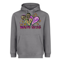 Storm Mardi Gras heart Heavyweight Hoodie - LillyAllenDesigns