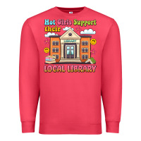 Cardinal hot girls support their local library Premium Sweatshirt - Artiststas