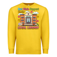 Lemon hot girls support their local library Premium Sweatshirt - Artiststas