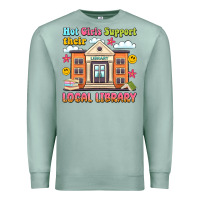 Seafoam hot girls support their local library Premium Sweatshirt - Artiststas