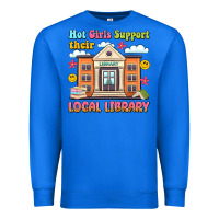 True Royal hot girls support their local library Premium Sweatshirt - Artiststas