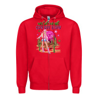 Red wild west cowboy show Zipper Hoodie - NancyCooperArtShop
