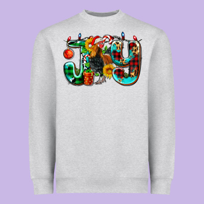 Joy With Roaster Heavyweight Sweatshirt Designed By Adodesignshop