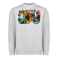 Heather Grey joy with roaster Heavyweight Sweatshirt - AdoDesignShop