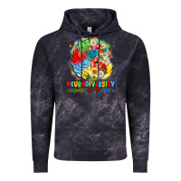 Cloud Black neurodiversity celebrate the spectrum Vintage Hoodie - JahusDesignShop